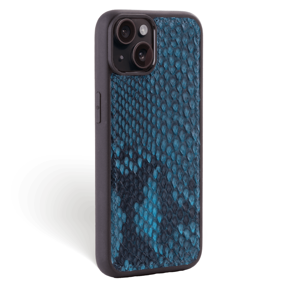 Iphone 15 Case   Python Leather   Sport Case   Lagoon Blue   No Metalware   Versailles   Tilt Iphone 15 Case   Python Leather   Sport Case   Lagoon Blue   No Metalware   Versailles   Tilt