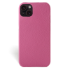Iphone 15 Plus Case   Calf Leather   Signature   Fuchsia   No Metalware   Versailles   Front