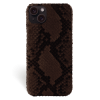 Iphone 15 Plus Case   Phyton Leather   Signature   Moka Brown   No Metalware   Versailles   Front