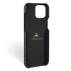 Iphone 15 Pro Case   Alligator Leather   Signature   Black   No Metalware   Versailles   Inside