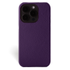 Iphone 15 Pro Case   Calf Leather   Signature   Purple   No Metalware   Versailles   Front
