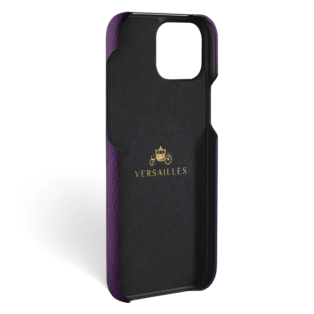Iphone 15 Pro Case   Calf Leather   Signature   Purple   No Metalware   Versailles   Inside Iphone 15 Pro Case   Calf Leather   Signature   Purple   No Metalware   Versailles   Inside