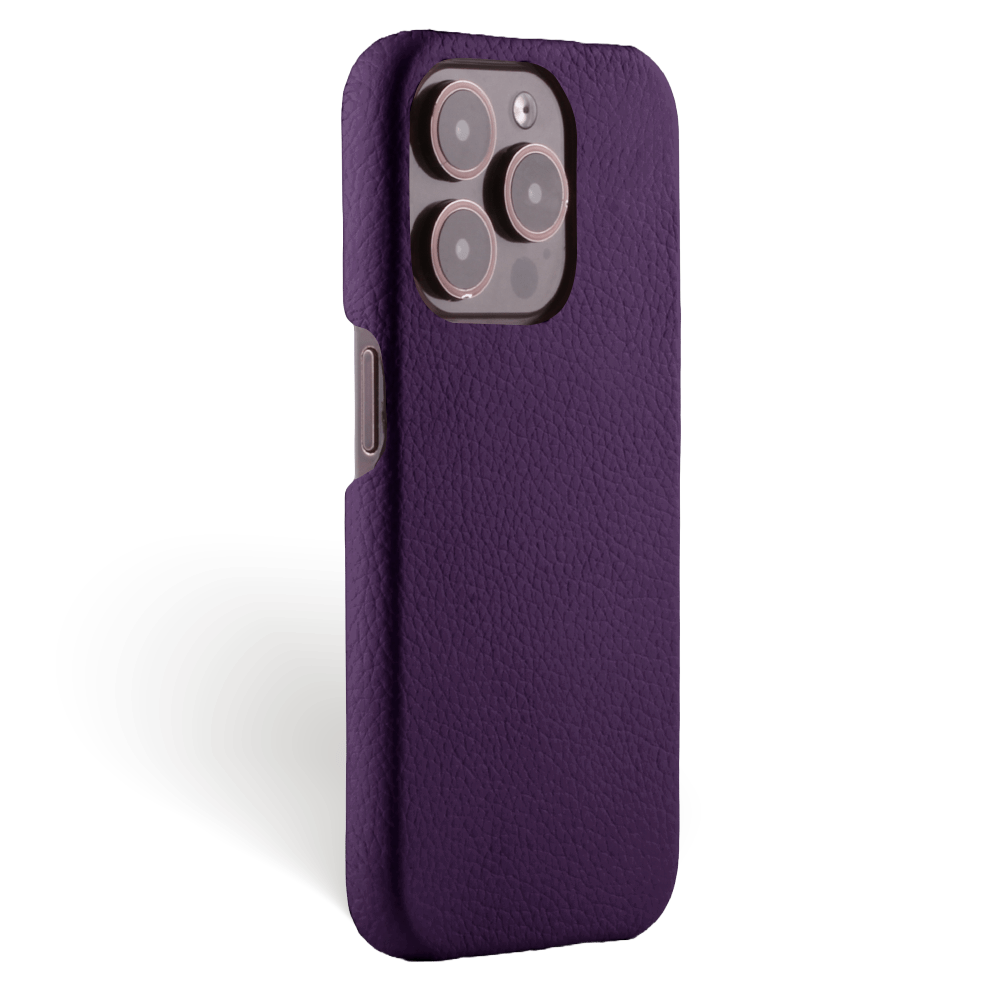Iphone 15 Pro Case   Calf Leather   Signature   Purple   No Metalware   Versailles   Tilt Iphone 15 Pro Case   Calf Leather   Signature   Purple   No Metalware   Versailles   Tilt