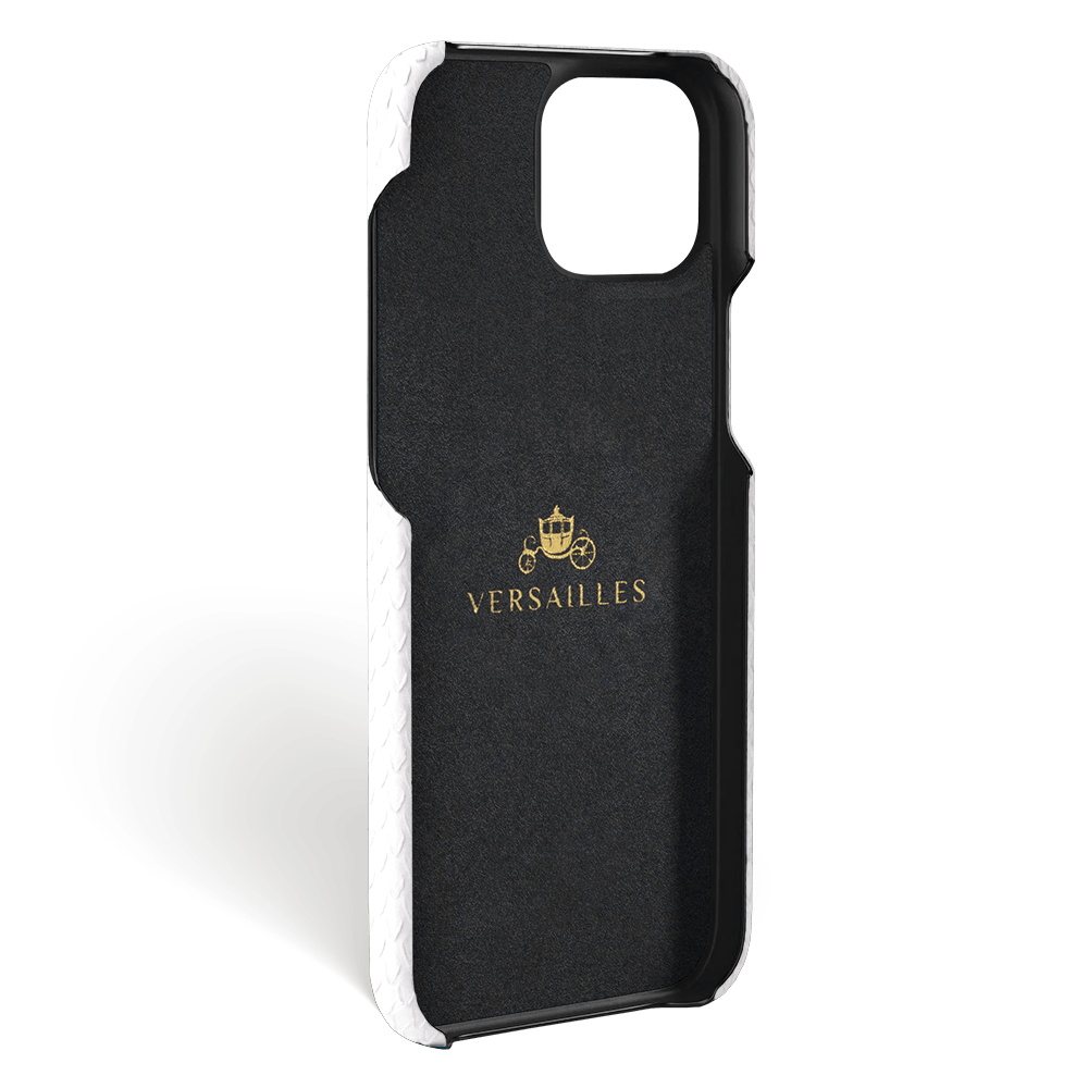Iphone 15 Pro Case   Phyton Leather   Signature   Snow White   No Metalware   Versailles   Inside Iphone 15 Pro Case   Phyton Leather   Signature   Snow White   No Metalware   Versailles   Inside