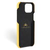 Iphone 15 Pro Max Case   Alligator Leather   Signature   Yellow   No Metalware   Versailles   Inside