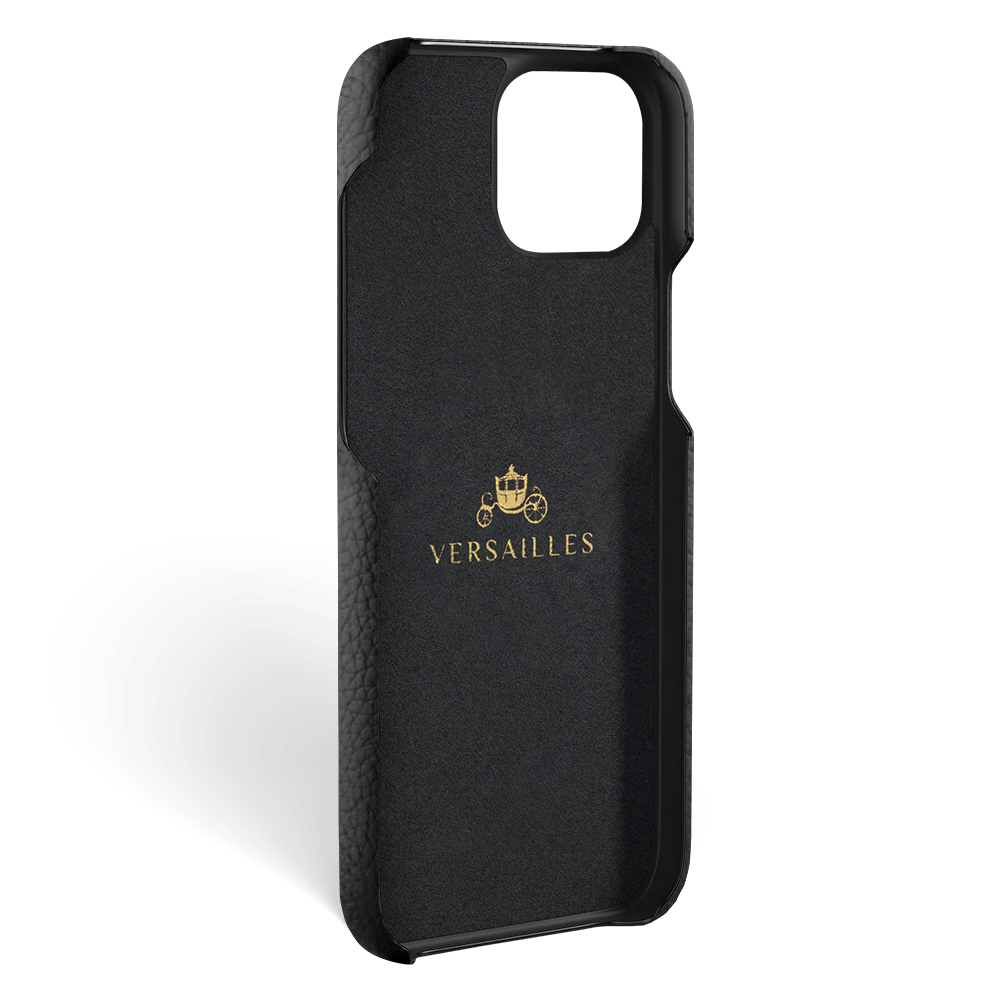 Iphone 15 Pro Max Case   Calf Leather   Signature   Black   No Metalware   Versailles   Inside Iphone 15 Pro Max Case   Calf Leather   Signature   Black   No Metalware   Versailles   Inside
