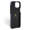 Iphone 15 Pro Max Case   Crocodylus Leather   Premium   Himalaya Navy Blue   Steel Metalware   Versailles   Inside