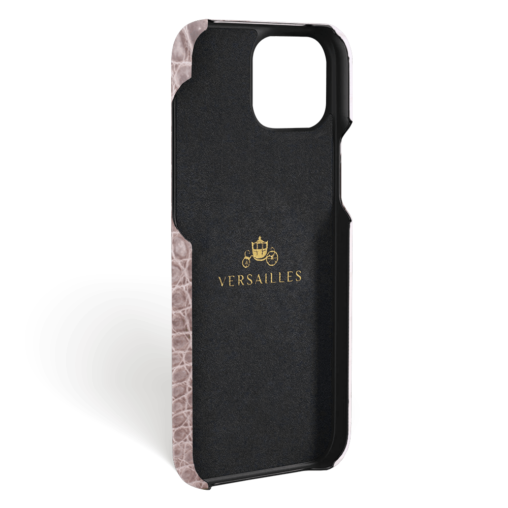 Iphone 15 Pro Max Case   Crocodylus Leather   Signature   Himalaya Dark   No Metalware   Versailles   Inside Iphone 15 Pro Max Case   Crocodylus Leather   Signature   Himalaya Dark   No Metalware   Versailles   Inside