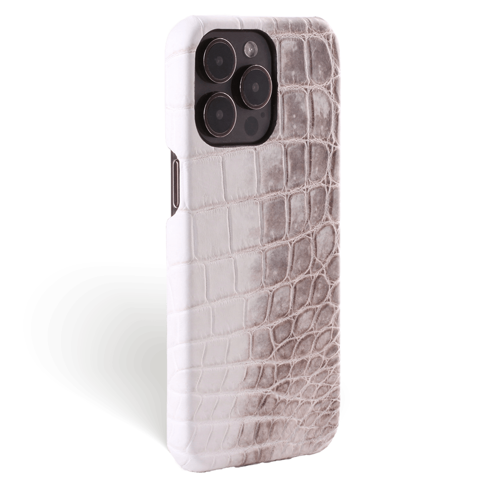 Iphone 15 Pro Max Case   Crocodylus Leather   Signature   Himalaya Dark   No Metalware   Versailles   Tilt Iphone 15 Pro Max Case   Crocodylus Leather   Signature   Himalaya Dark   No Metalware   Versailles   Tilt