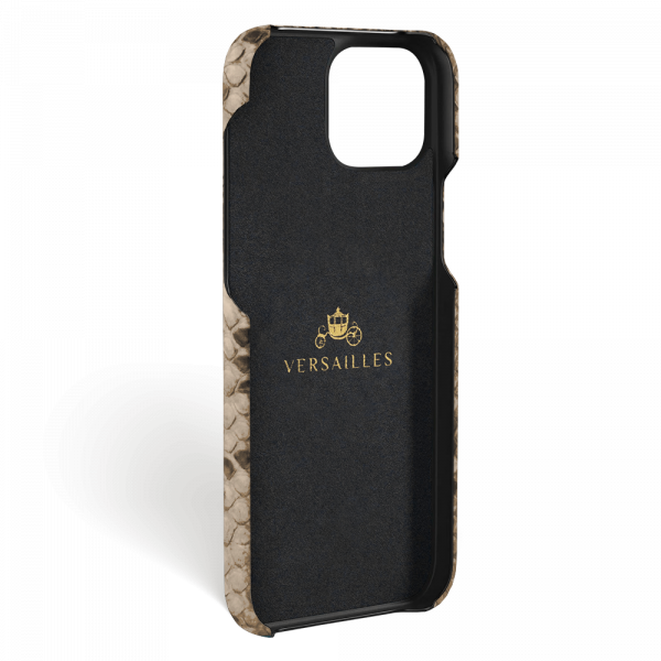 Iphone 15 Pro Max Case   Phyton Leather   Signature   Savannah   No Metalware   Versailles   Inside