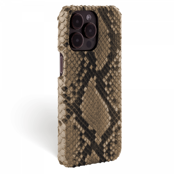 Iphone 15 Pro Max Case   Phyton Leather   Signature   Savannah   No Metalware   Versailles   Tilt