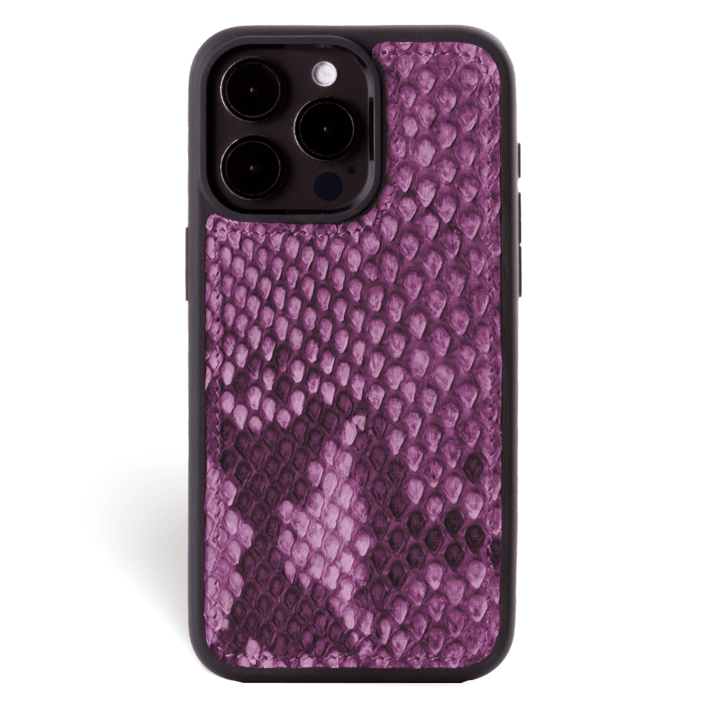 Iphone 15 Pro Max Case   Python Leather   Sport Case   Bubble Gum   No Metalware   Versailles   Front Iphone 15 Pro Max Case   Python Leather   Sport Case   Bubble Gum   No Metalware   Versailles   Front