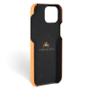 Iphone 15 Pro Max Case   Alligator Leather   Handle   Orange   No Metalware   Versailles   Inside
