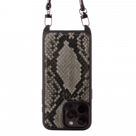 Iphone 15 Pro Case   Python Leather   Sling   Himalaya   No Metalware   Versailles   Front